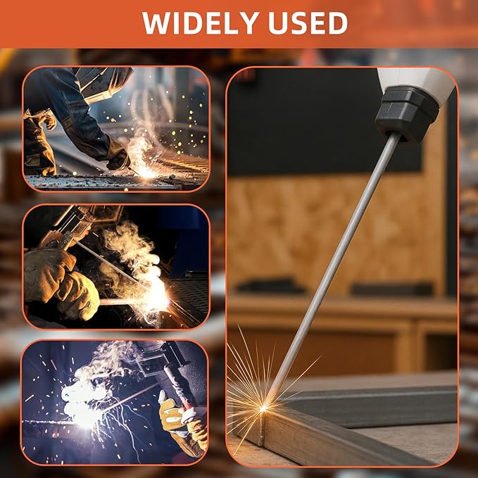 E7018 Welding Rods 1/8" 2.2LB - Carbon Steel Stick Electrodes with Low Spatter & Easy Slag Removal for ARC Welding, Home Repair, Construction