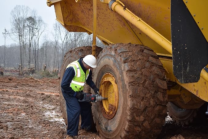 Ingersoll Rand W9691-K2E 20V High-Torque 1" Cordless Impact Wrench Kit, 2 Batteries and Charger, 6" Extended Anvil