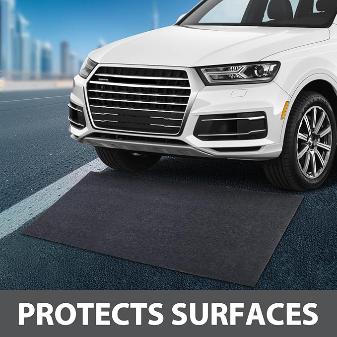 XL Oil Spill Mat (36" x 59")(2-Pack), Premium Absorbent Oil Pad, Reusable, Washable,Waterproof Backing Contains Liquids, No Soak Through,Protects Garage Floor Surface