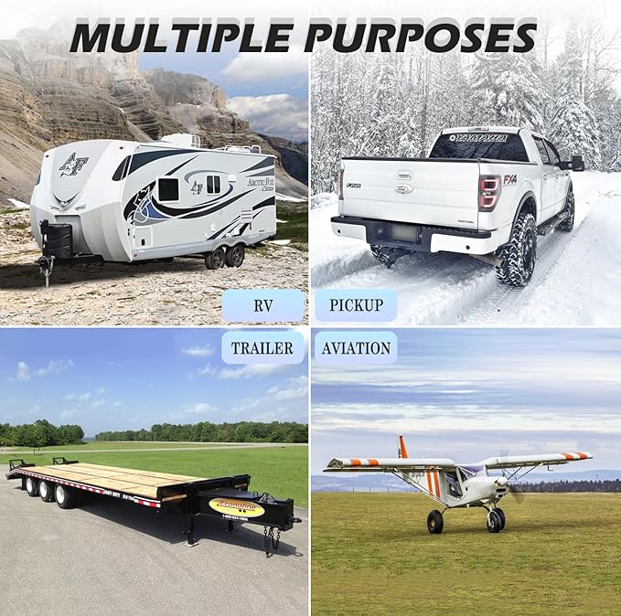 Vacallity Wheel Chocks for RV Trailer Car Truck, Upgrade Rubber Wheel Chocks with Rope Easy to Use,Camper Travel Chock Blocks Wheel Immobilizers & Chocks (6.2" 1pair)