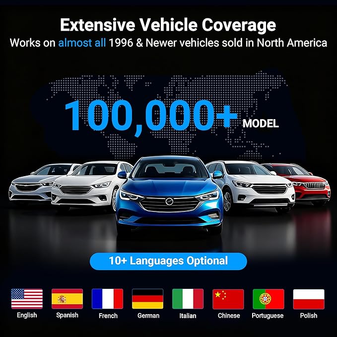 GOOLOO DEEPSCAN DS100 OBD2 Scanner Bluetooth,All System Diagnostic Tool Car Code Reader for iOS & Android, 6+ Reset Functions, Repair Guides, Check Engine, Wireless OBD-II Scan Tool on Vehicles 1996+