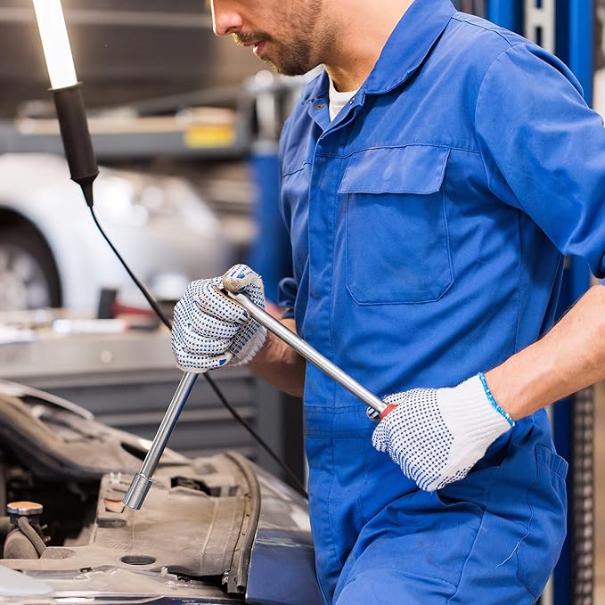 Olsa Tools Metric Shallow Socket Set - 1/2-Inch Drive, 18pc - 6-Point Chrome Sockets from 10mm–27mm and No Skipped Sizes - Mechanic Shallow Metric Socket Set - Professional Grade Sockets - Part: 1326