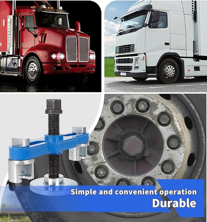 Rear axle hub Puller, hub Removal Tool, Heavy-Duty Drive axle hub Bearing Puller, Suitable for 6-8 Transport Trucks and Equipment, Making Maintenance Work Easier and Faster