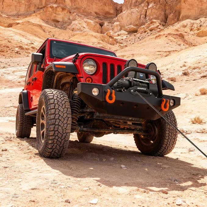 12V 13000lb Winch Synthetic Rope Electric Power Winch Waterproof IP66 with Wireless Remote and Handheld Corded Switch for Truck SUV Pickup Trailer Offroad Recovery Equipment