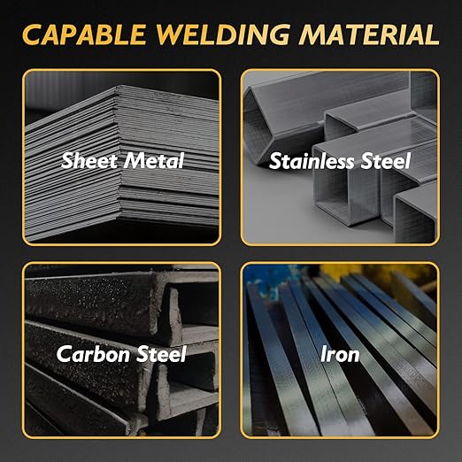 TOOLIOM 135A 110/220V Dual Voltage Mini Stick Welder Lift TIG Welder with LCD Display Portable Welding Machine with Hot Start, Arc Force and Anti-Stick