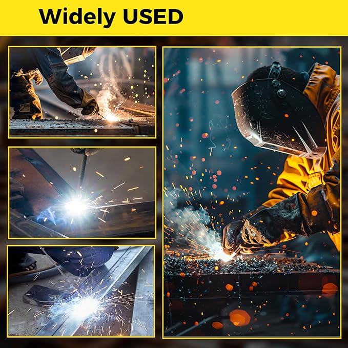 E6013 Welding Rods 1/8" 4.4LB - Carbon Steel Stick Electrodes with Low Spatter & Easy Slag Removal for ARC Welding, Home Repair, Construction