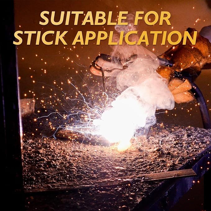 TOOLIOM E6011 Welding Rod 3/32" 5LB Carbon Steel Stick Electrodes