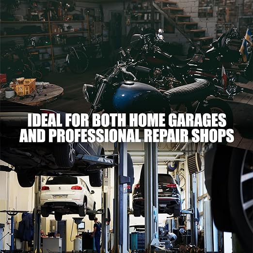 WORKPRO 12-inch Oil Filter Plier and Flexible Oil Funnel Set for Quick and Clean Automotive Oil Change, Durable Silicone Funnel with Shape Retention, Adjustable Anti-Slip Oil Wrench for Effortless Use