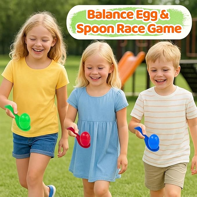 Carnival Outdoor Games Combo Set for Kids, Soft Plastic Cones Bean Bags Ring Toss Game, Activity Agility Set,Field Day Family Reunion Yard Lawn, Birthday Party Easter, Spring Fall Game