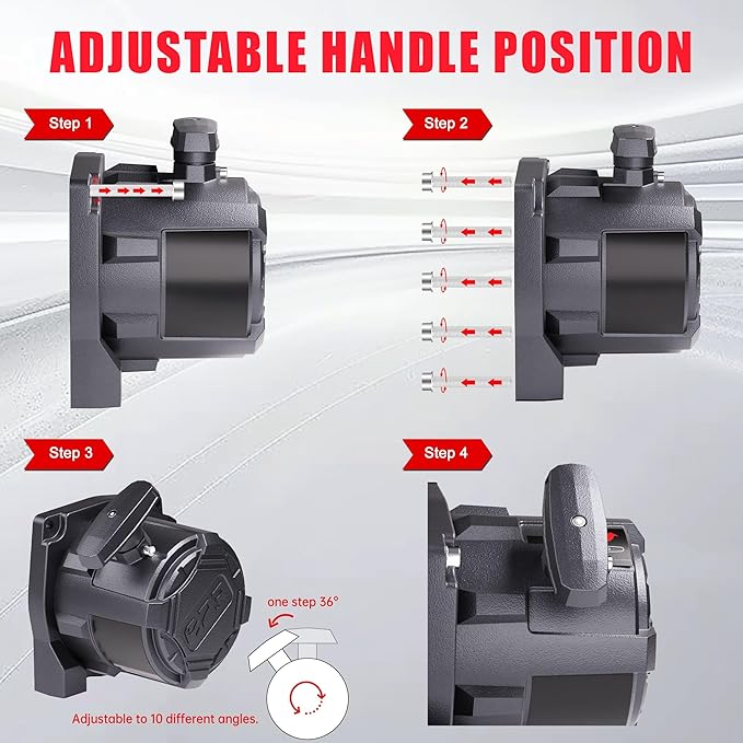 OPENROAD 10000 lbs Winch with Synthetic Rope and 2 Wireless Remotes -Panther Series 3S