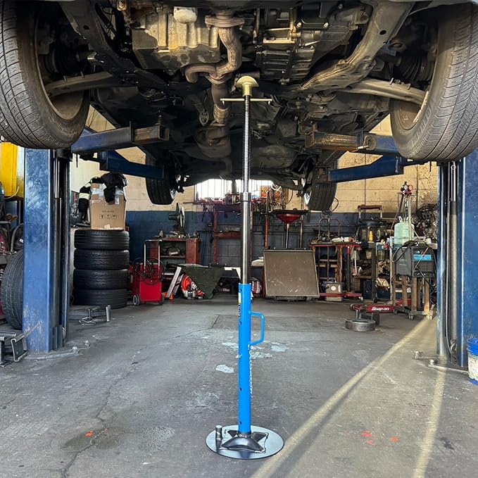 HKTE Underhoist Support Stand with Handle, Capacity 2000lbs, Adjustable Height, Multi-Functional Topped Adapter, US Patented