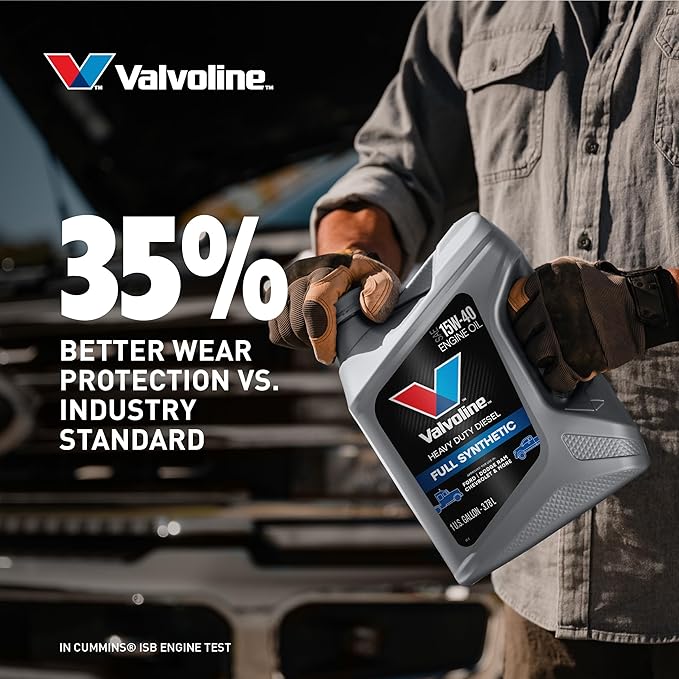 Valvoline Heavy Duty Full Synthetic 15W-40 Diesel Engine Oil 1 Gallon
