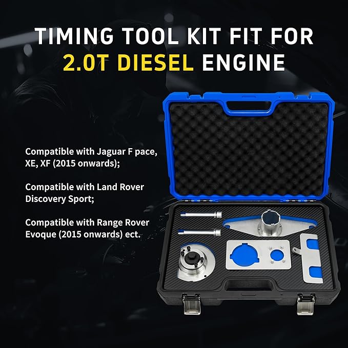 Engine Camshaft Timing Locking Tool Kit Compatible with Land Rover Jaguar 2.0T Diesel Replace 303-1625 303-1627 303-1630 303-1631