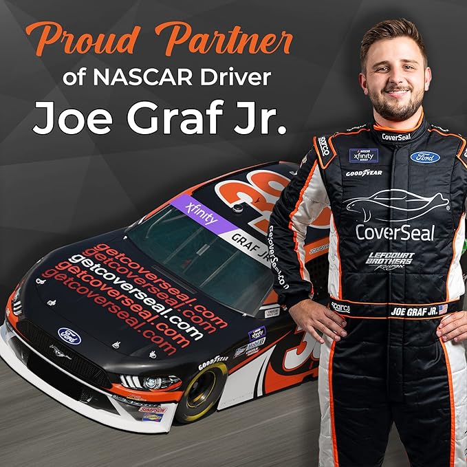 Heavy Duty Truck Cover — Wind & Weather Resistant Patented Weighted Ground Conforming Apron Seal, 360° Ground Seal for Car Protection, Long Bed Truck Protector | 260" L x 85" W x 85"