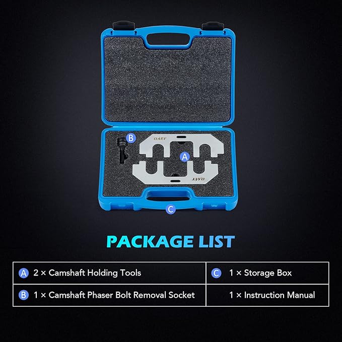 Orion Motor Tech Camshaft Holding Tool Kit, 303-1655 Camshaft Alignment Tool 3.5 Cam Holding Tool Set, Engine Timing Belt Tool Compatible with Ford F-150 GT Expedition Lincoln Navigator 3.5L Engines