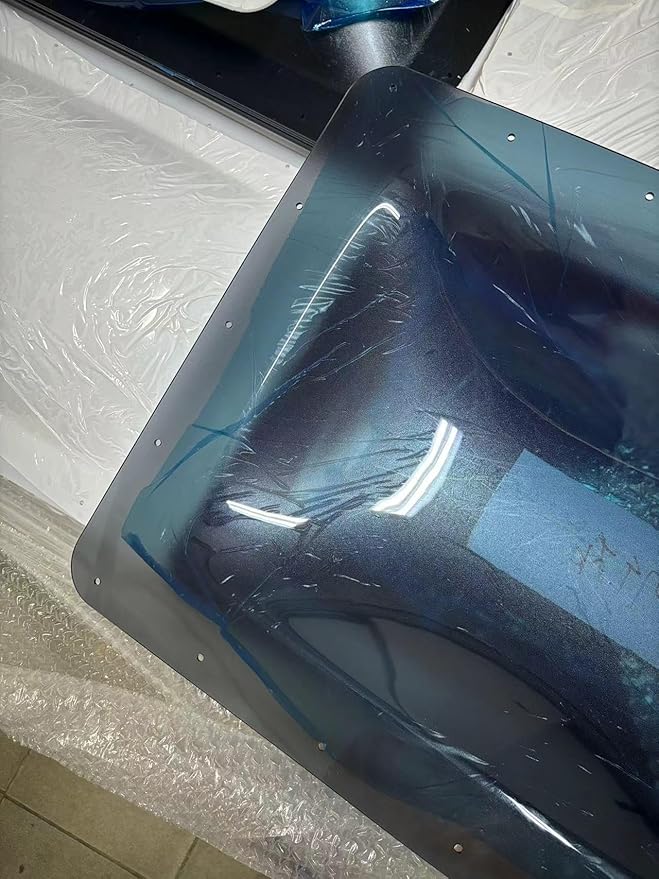 RV Skylight Replacement 18" x 26" -Universal Outer Dome Fits All Standard 14"x22" Openings, RV Shower Skylight for Camper Trailer Fifth Wheel Motorhome Truck (SMOKE)