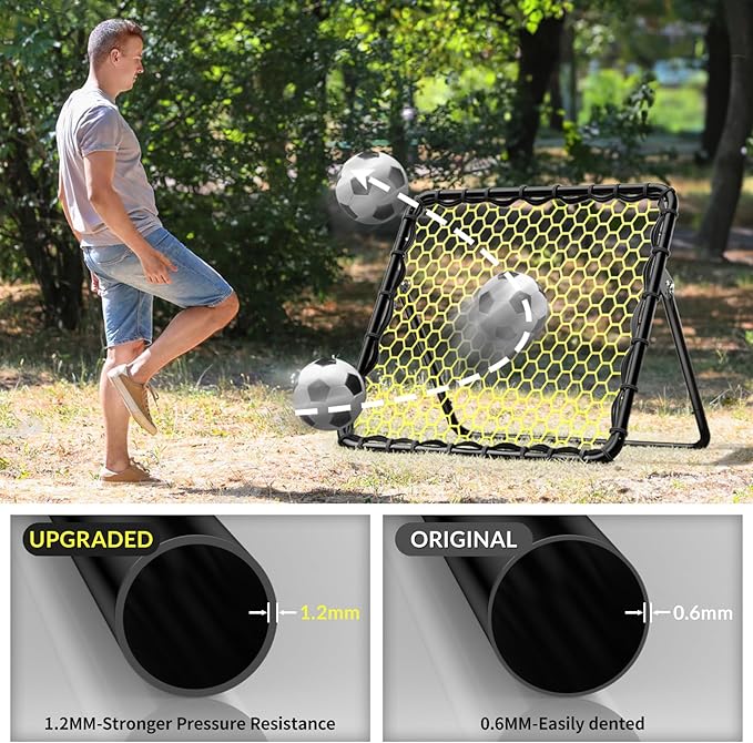 Portable Soccer Rebounder Net for Kids Soccer Training Practice