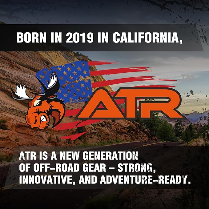 ATR Recovery Tow Strap 3β³ x 20 ft β 22,200 lbs Breaking Strength, Heavy Duty Off-Road Recovery Strap for Truck, Jeep, SUV, Snatch Strap with Storage Bag β ATR USA