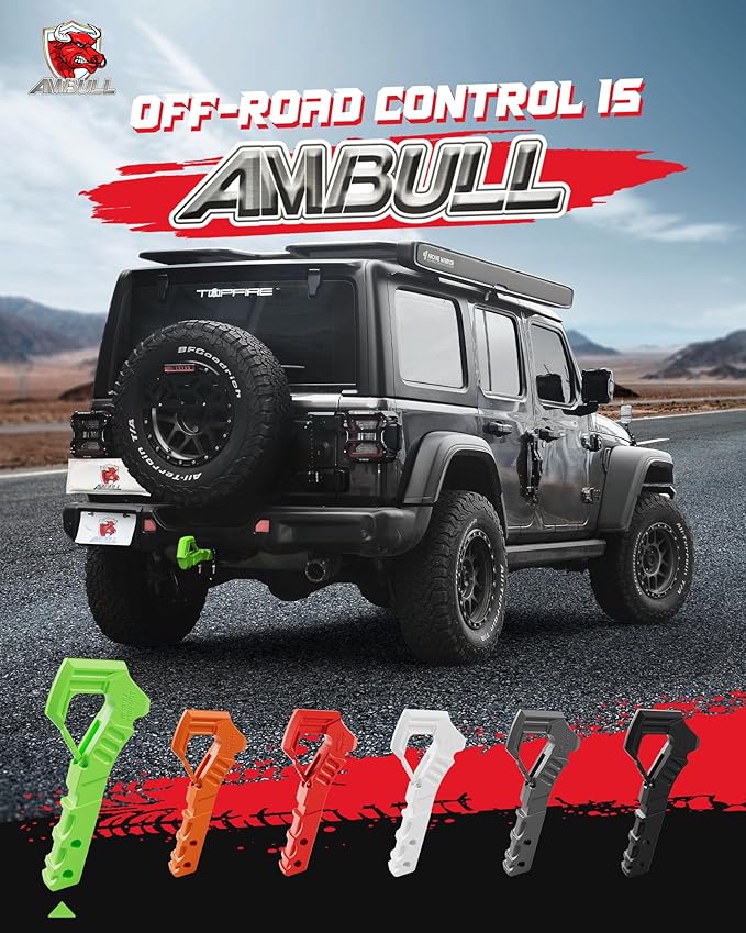 Tow Hitch Receiver With Tightener, 2 Inch Truck Hitch, Drop Forged Steel Trailer Hook 88000 Lbs Break Strength, Scorpion Tail Tow Hook for Trucks, Green