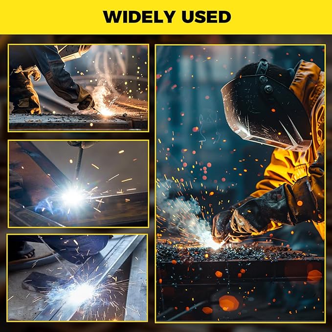 E6013 Welding Rods 3/32" 4.4LB - Carbon Steel Stick Electrodes with Low Spatter & Easy Slag Removal for ARC Welding, Home Repair, Construction