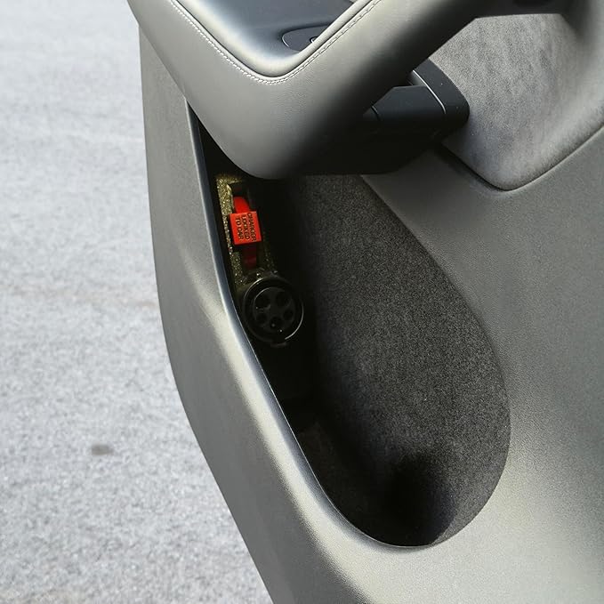 Door Dock for Tesla/J1772 Adapter for Model Y and Charger Locking Ring Bundle 2023-2025 (Green)