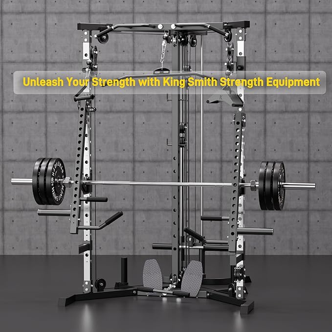 7FT Olympic Barbell, 1500LB Capacity Weight Bar with Knurled Grip, Fits 2” Plates, Straight Bar for Powerlifting, Weightlifting & Bench Press