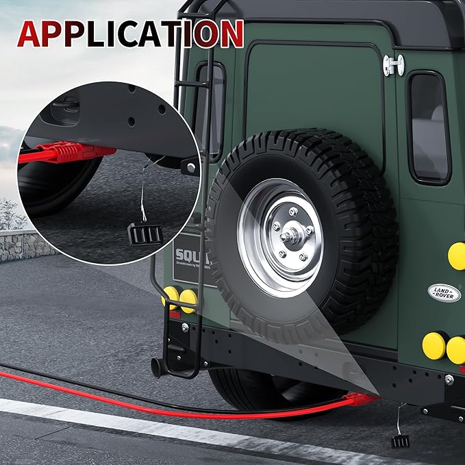 175A Battery Quick Connect/Disconnect, 1/0 AWG Wire Harness Plug Connector 12V Battery Cable Connector for Trailer Towing Winch Quick Connect Systems - 6 PCS