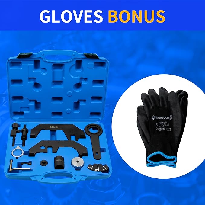Engine Timing Alignment Locking Tool kit Compatible with BMW N62 N73 Engine and Engine 545i 550i 645Ci 650Ci 650i 745Li 745i 750Li 750i X5