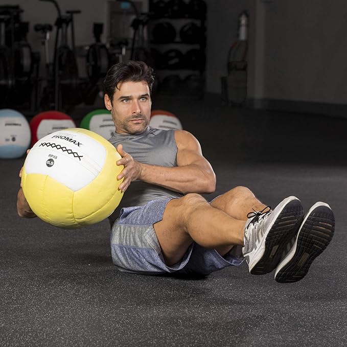 Champion Sports RPX16 Rhino Promax Slam Balls, 16 lb, Soft Shell with Non-Slip Grip, Medicine Wall Exercise Ball for Weightlifting, Plyometrics, Cross Training, & Home Gym Fitness