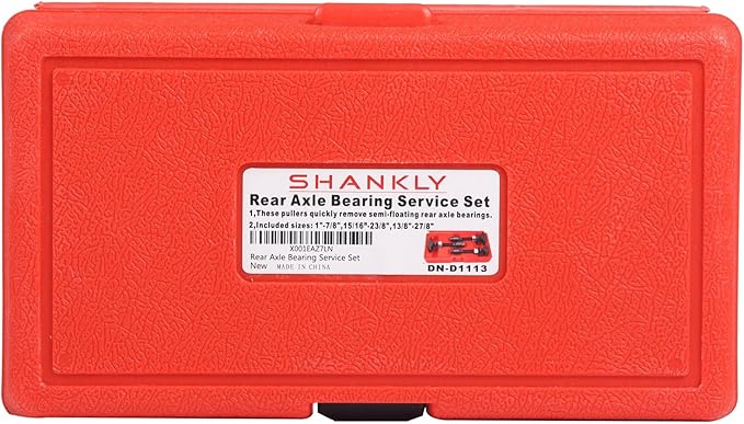 Rear Axle Bearing Puller, Axle Puller Front Rear Wheel Bearing Puller with Heavy-Duty Case Hub Puller Bearing Tool (No Slide Hammer or Slide Hammer Bearing Puller Included)