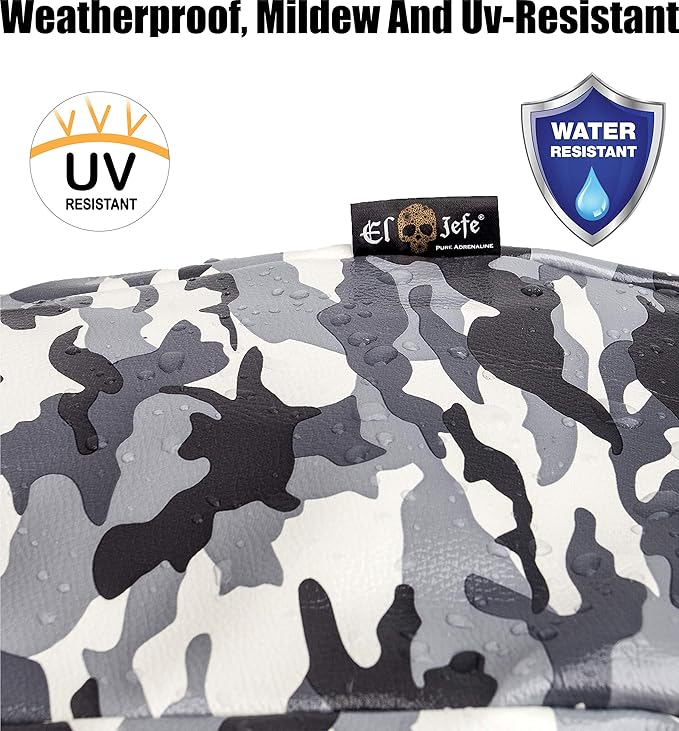 EL JEFE Badlands Winch Cover - Waterproof & Dust-Proof | 12000 lb Winch Protective Cover | Ideal for 8K-13K lb Boat, ATV, Trailer & Jeep Winches | 24” W x 10” H x 7” D | All Year Round Protection