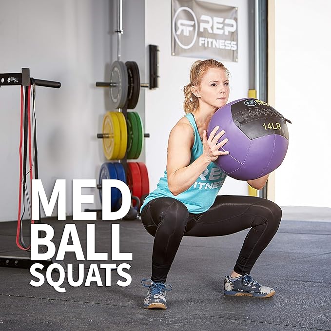 REP Fitness Soft Medicine Ball/Wall Ball for Strength and Conditioning Workouts, Core Exercises, Cross Training