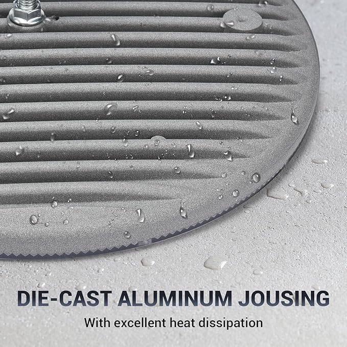 15 Pack 150W UFO Led High Bay Light,120VAC,21050LM 5000K Daylight Area Lighting,IP66 Waterproof 650W MH/HPS with Plug Commercial Bay Lighting for Warehouse/Shop/Workshop/Barn/Gym/Factory