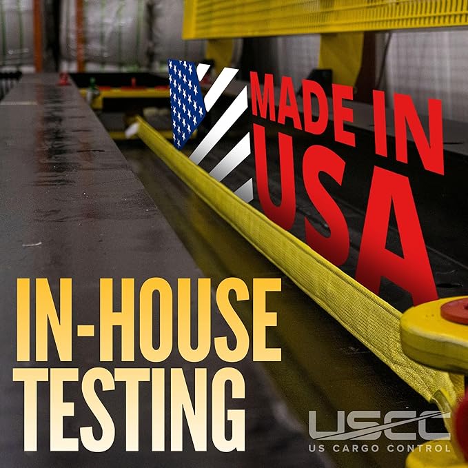 US Cargo Control Heavy Duty Tow Strap Recovery Kit - 3" x 30' Tow Strap Made in USA (24,000 LBS Break Strength), (2) 3/4" D Ring Shackles, Storage Bag - Tow Recovery Kit for Vehicle Recovery