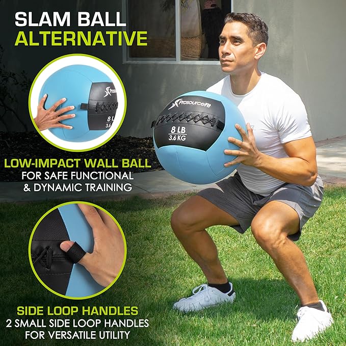 ProsourceFit Soft Medicine Balls, Wall Balls and Full Body Dynamic Exercises