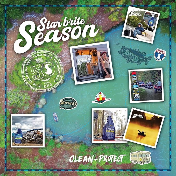 Star Tron Premium Synthetic Blend Hydraulic Steering Fluid, ISO 15, Marine-Grade