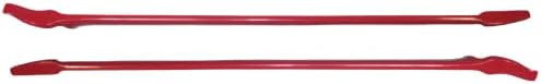 Tire Iron Tool Red QC-B41-R2 41in Car Truck Auto Lever Bar 2-Pieces