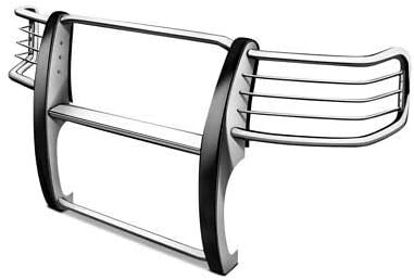 Black Horse Grille brush Bumper Guard Modular Stainless Steel Compatible with 2019-2024 Toyota RAV4-17A093904MSS