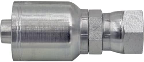 1/2" Hose x 3/8" ORFS Female Swivel Hydraulic Hose Ends Crimp Fitting Compatible with Parker 43-Series | FFX-08-06-43 (10-PACK)