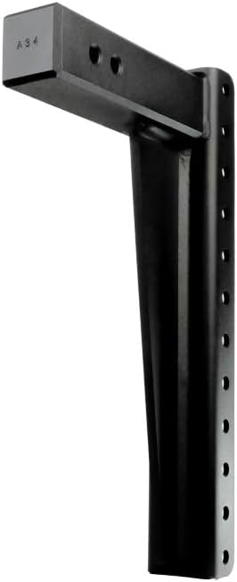 BulletProof Hitches - 3.0" Adjustable Heavy Duty Trailer Hitch (22,000 lb. Rating) - 18" Drop/Rise Trailer Hitch with 2" & 2-5/16" Dual Ball - Powder Coat, Solid Steel, Corrosion-Resistant