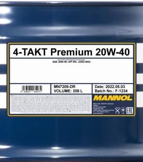 Full Synthetic-based Engine Oil for modern 4-stroke engines - MN7209 (1L)