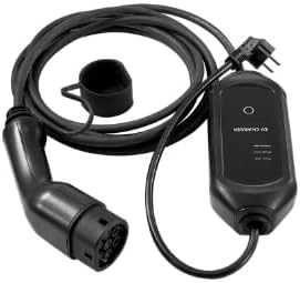 Level 1 EV Charger 16A Amp, 110V Portable EV Charger with 20FT Cable,NEMA 5-15 Plug, Home Electric Vehicle Charging Station for All J1772 Electric Cars Indoor/Outdoor Charging