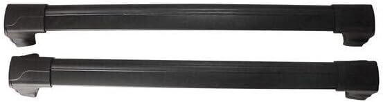 for BMW 3 Serisi G20 2018-2024 Premium Aluminum Roof Rack Cross Bars Luggage Carrier Ideal for Camping, Skiing, Biking, and Cargo Transportation Canoe Surf Ski Snowboard Camping Black Color