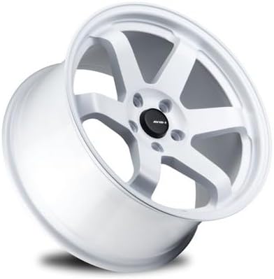 AVID.1 AV-06 Matte White 17x8 Custom Wheel – Fits 5x100 Bolt Pattern with +35 Offset – Lightweight Performance Alloy Wheel – Aggressive Street Style & Track-Ready Car Accessories