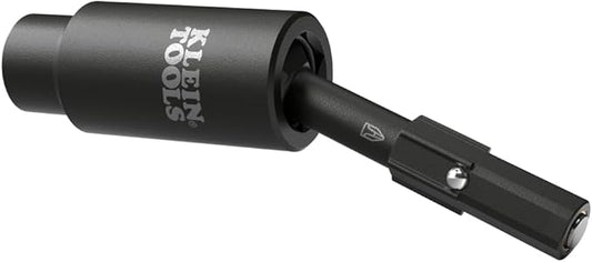 Klein Tools 32980 Flip Socket Swivel Adapter, 25-Degree Swivel Head, Flip Socket Compatible, Impact-Rated