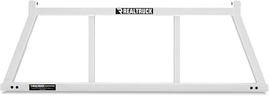 RealTruck BACKRACK Safety Rack Frame Only, White | 14800W | Fits 2001-2025 Chevrolet/GMC Silverado/Sierra 2500/3500HD; 2017-2025 Dodge RAM 1500/2500/3500; 2004-2025 Nissan Titan & Others