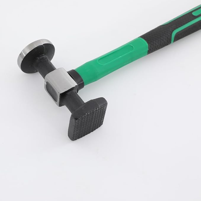 CNCEST 9 Pcs Auto Body Hammer and Dolly Kit, Fender Repair Tool Dent Remover Tool Dent Remover Tool w/Hammer and Dolly, Car Sheet Metal Shaping Movable Auto Body Repair Tool Hammer Dolly Set