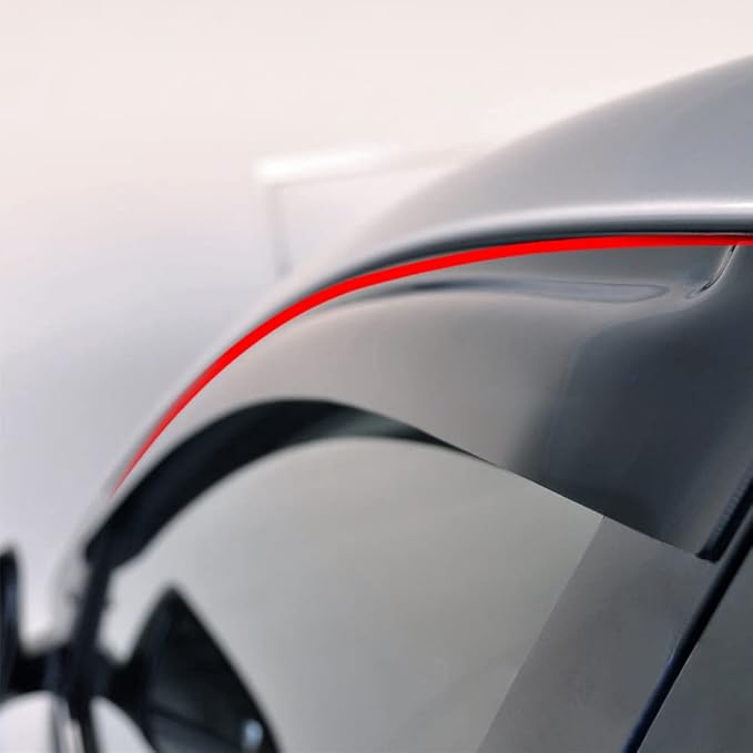 94044 Sunproof Waterproof Side Rain Guards, 4pcs Protective Replacements Wind Deflector Set, Window Visors fit for 1999-2006 Chevy Silverado & GMC Sierra 1500/2500/3500/2500HD Extended Cab