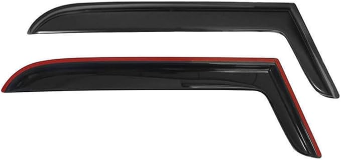Original 2pcs Rain Guards Set, Outside Mount Window Deflectors, Good Looking Side Window Visors Compatible with 1997-2006 Jeep TJ 1997-2006 Jeep Wrangler |92054|