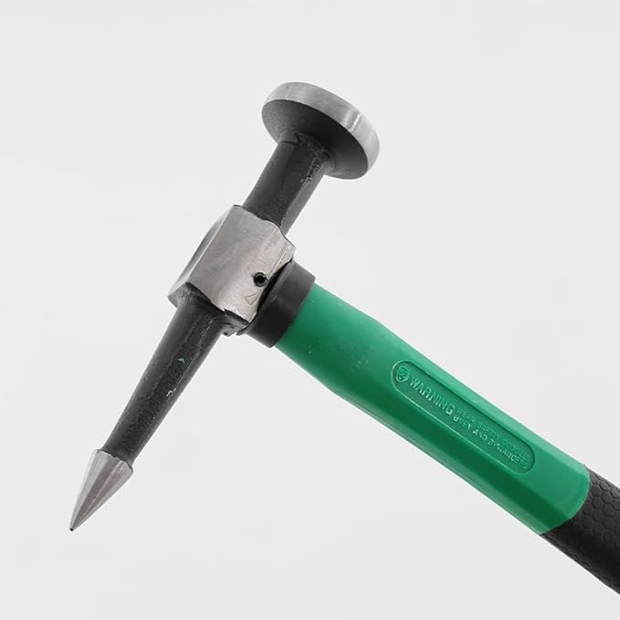 CNCEST 9 Pcs Auto Body Hammer and Dolly Kit, Fender Repair Tool Dent Remover Tool Dent Remover Tool w/Hammer and Dolly, Car Sheet Metal Shaping Movable Auto Body Repair Tool Hammer Dolly Set